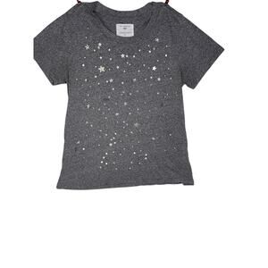 Sol Angeles Anthrolopolgie Graphic Tee Shirt Gray Stars Made in USA Size M